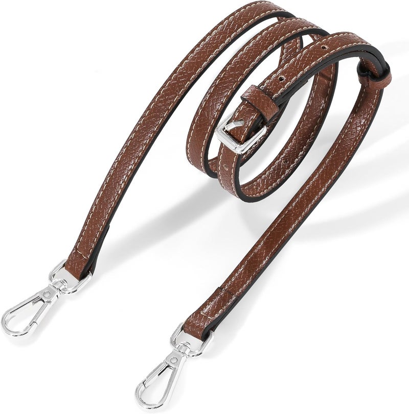 Hamdecro Store Leather Purse Strap, Purse Straps Replacement Crossbody Shoulder Straps for Bags, Adjustable Straps for Handbags - Image 1